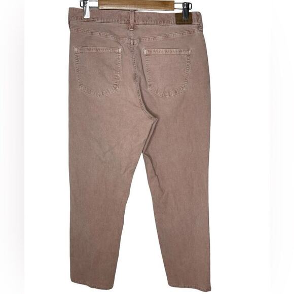 American Eagle corduroy Mom Jeans High Rise Blush size 10 - Picture 2 of 11